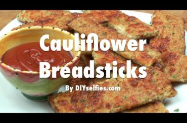 Mouth Watering and Super Healthy Cauliflower Breadsticks Recipe