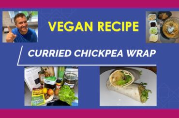 10 Minute Recipes: Curried Chickpea Wrap (How Not to Die Book Recipe) Healthy Vegan Dish