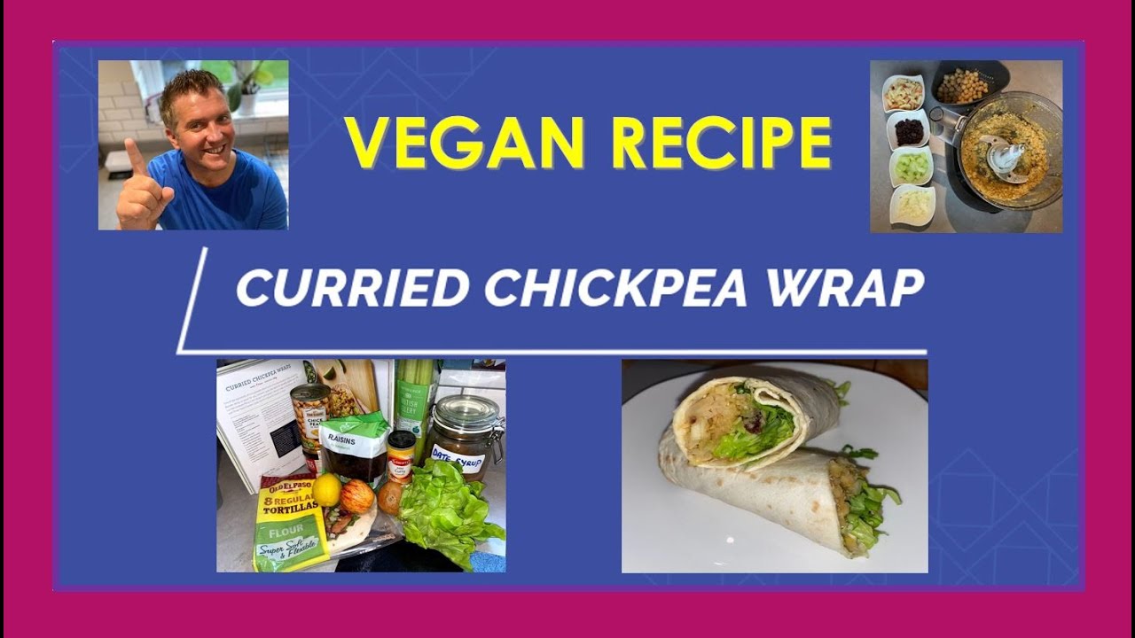 10 Minute Recipes: Curried Chickpea Wrap (How Not to Die Book Recipe) Healthy Vegan Dish 10 Minute Recipes: Curried Chickpea Wrap (How Not to Die Book Recipe) Healthy Vegan Dish
