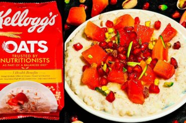 Easy Oats Recipe | Healthy Breakfast Recipe | Oatmeal Porridge Recipe