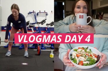 easy healthy salad recipe + cozy gingerbread hot chocolate!