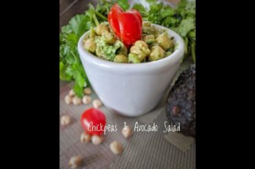 How to make Chickpeas and Avocado Salad | Healthy Salad | Chickpeas and Avocado Salad | Vegan