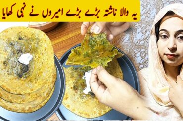 Healthy Breakfast Saag wala Paratha Recipe By Mintoo Foods