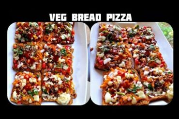 Veg Bread Pizza||Tasty & healthy||By Minha's Food Palate.