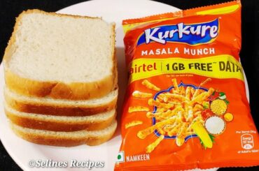 5 Minutes Nasta Recipe | Bread Kurkure Sandwich |QuickEvening Snack Recipes |