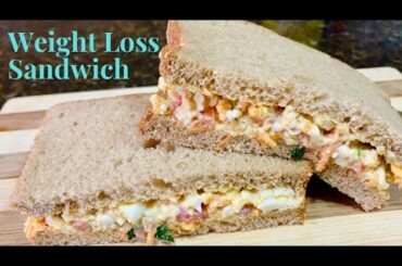 Weight Loss Sandwich Recipe | Egg Mayo Sandwich | Egg Salad Sandwich