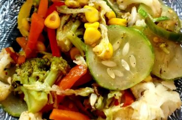 Steamed Vegetable salad | Vegetable Stir Fry Recipe | Healthy Salad | Weight loss Recipe