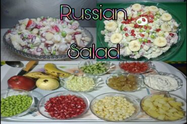 Russian Salad Recipe - Easy and healthy salad recipe - Restaurant style russian salad at home