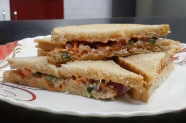 Sandwich recipe//brown bread healthy sandwich