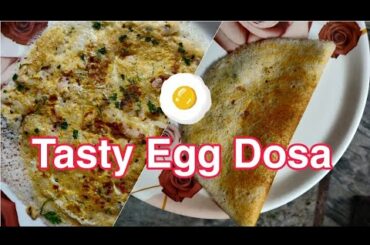 EGG DOSA in 40 seconds | Healthy breakfast ideas | Easy Egg Recipes