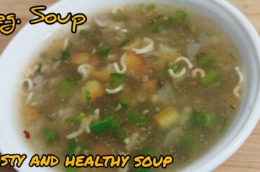 Mix Veg. Noodle Soup | Weight Loss Soup Recipe | Healthy Soup Recipe | Vegan Soup | Vanitaskitchen