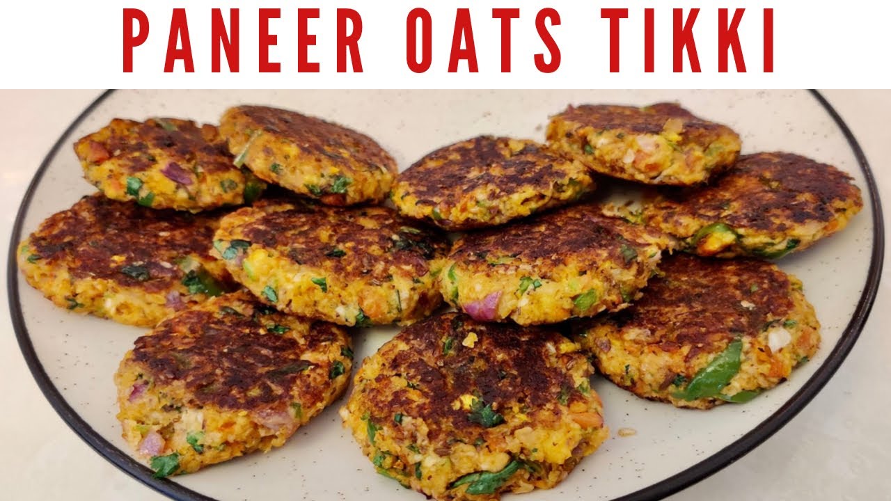Paneer Oats Tikki | Healthy Tikki | Low Calories | Easy Instructions | ManJeet Kitchen Paneer Oats Tikki | Healthy Tikki | Low Calories | Easy Instructions | ManJeet Kitchen