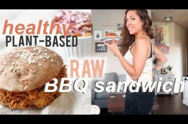 Raw Vegan BBQ Sandwich | Healthy Memorial Day