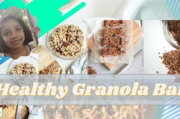 No Oven Granola Bar, Healthy Snacks Quick byte - by Devanshee #Healthy, #Granola,