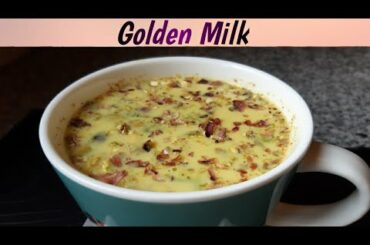 Golden Milk - Turmeric Milk - Haldi Doodh (Best for Winter) Recipe by Food Steams