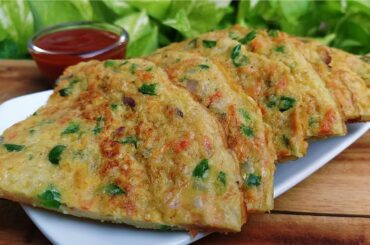 Indian Healthy Breakfast Recipe in Hindi Oats Omelette Recipe in Hindi by Indian Food Made Easy