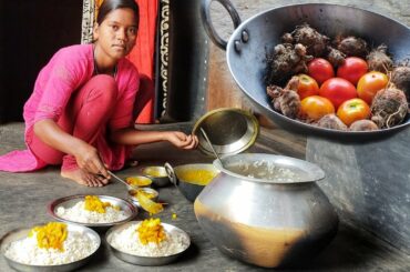 Healthy Food Recipe Cooking By Village Tribe People / Village Style Cooking