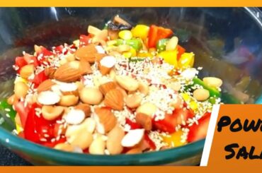 Power  Salad I How to make Mushroom Salad at home I Mushroom Bell Pepper Salad