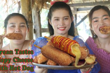 Yummy Crispy Cheese With Hot Dog Recipe | Korean Tastes | Easy Cook | Healthy Food