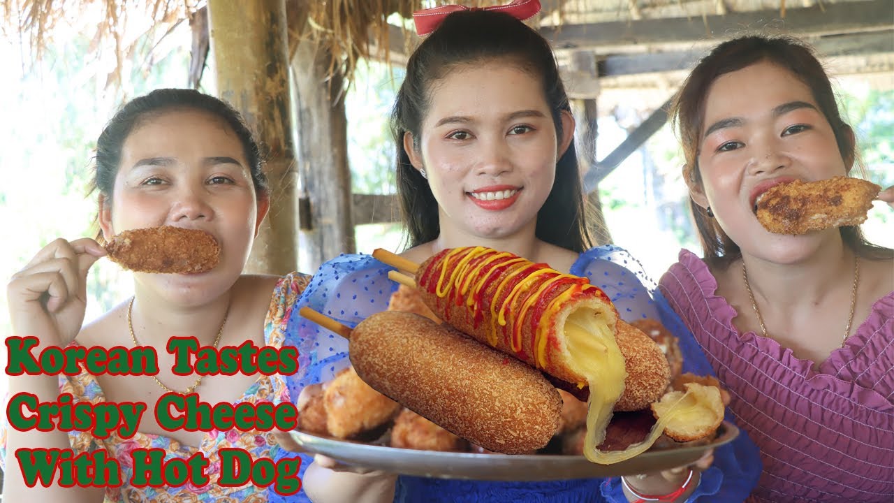 Yummy Crispy Cheese With Hot Dog Recipe | Korean Tastes | Easy Cook | Healthy Food Yummy Crispy Cheese With Hot Dog Recipe | Korean Tastes | Easy Cook | Healthy Food