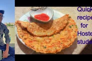 Easy healthy and quick recipe for hostel students