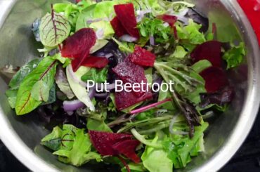 Fresh Beetroot Salad | Healthy Salad | Italian Style Salad | Quick Recipe | CookBookWithLook
