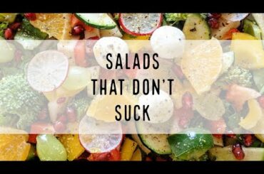 3 Refreshing, Wholesome, Tasty Salad Recipes | Healthy, Vegetarian, Weight Loss Recipe | Compilation