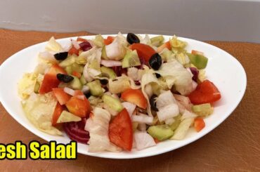 fresh salad || easy salad recipe || yoyfood