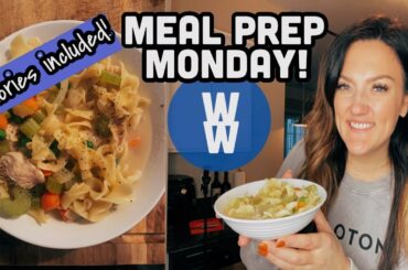 MEAL PREP| CREAMY CHICKEN NOODLE SOUP| LOW CALORIE RECIPE