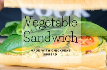 Vegan Sandwich | Chickpea Sandwich | Chickpeas Recipe | Vegan Recipes