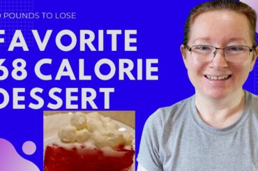 Easy Dessert | My Favorite Low Calorie No Bake Dessert | Healthful Choices