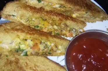 How to make vegetable cheesy sandwich /Chese sandwich /Healthy and tasty recipe/Sandwich recipe