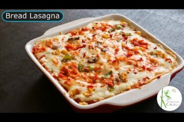 Vegetable Lasagna using Bread without Oven | No Oven Lasagna Recipe ~ The Terrace Kitchen