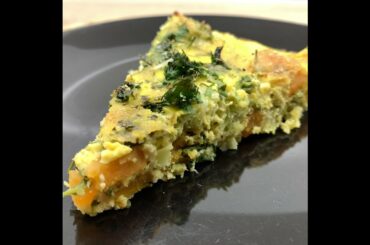 FRITTATA WITH SWEET POTATOES / ONE-MINUTE RECIPE / HEALTHY FOOD