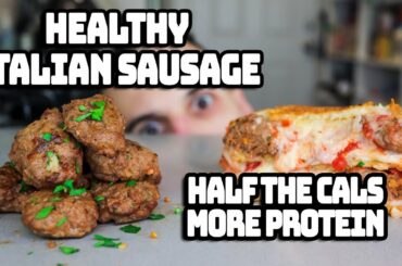 Anabolic ITALIAN SAUSAGE | HEALTHY Italian Sausage | LOW Calorie Sausage | Homemade Low Fat Sausage