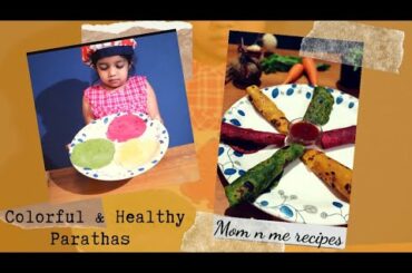 Tasty Parathas |  Healthy Breakfast | Colorful Paratha Recipe for Kids - Flavors by Parween Khan