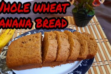 WHOLE WHEAT BANANA BREAD RECIPE IN TAMIL||NO OVEN||HEALTHY RECIPE||ENGLISH SUBTITLES