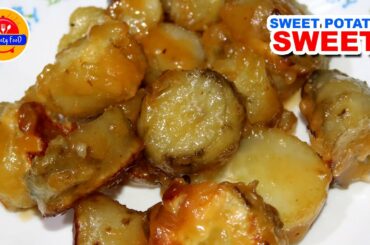 Sweet Potato Recipe Telugu Sweet My Tasty Food || Healthy Sweet Recipe