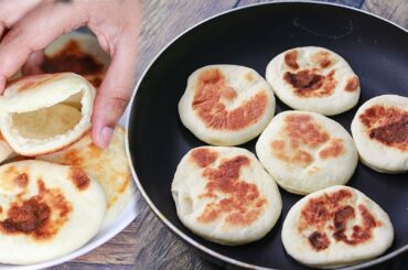 Pita Bread Recipe in Fry Pan | Eggless & Without Oven | Yummy