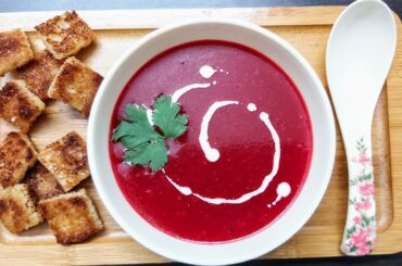 TOMATO AND BEETROOT SOUP  | healthy veg soup recipe for weight loss | tomato soup | soup recipe