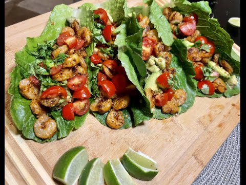 Keto Lettuce Wrap Shrimp Tacos | Easy & Healthy Recipe | Sufia's Cooking Gallery Keto Lettuce Wrap Shrimp Tacos | Easy & Healthy Recipe | Sufia's Cooking Gallery