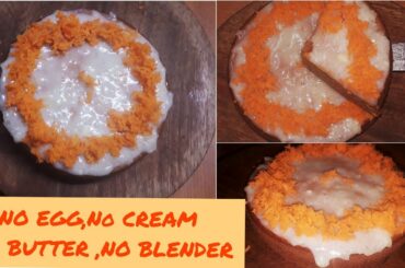 CARROT CAKE RECIPE | EGGLESS & WITHOUT OVEN | HEALTHY CARROT CAKE RECIPE | YUMMIEST BAKING