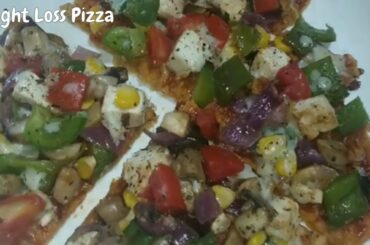 Low Cal Weight Loss Pizza | Homemade Healthy Pizza On Tawa | Quick And Easy Weight Loss Recipes