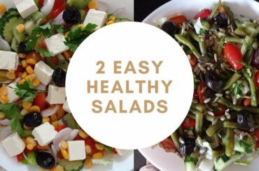 #healthysaladrecipes #easysalad 2 Healthy Salad Recipes