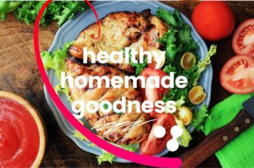 Pan Grilled Chicken with Vegetables in 10 mins //Easy weight loss recipes // Fat free dinner recipes