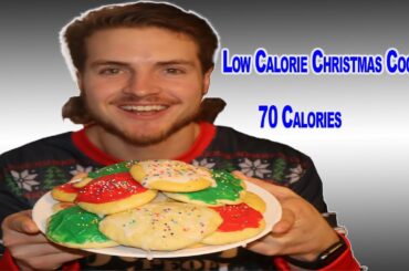 Low Calorie Christmas Cookies! Healthier Christmas Cookie Recipe!