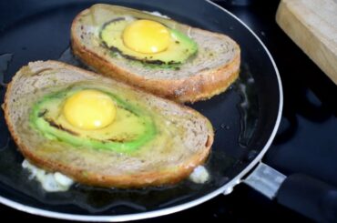 Healthy recipes for weight loss #19 Cheesy avocado and egg toast