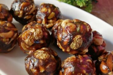 Dry fruits laddu/sugar free healthy low in calories/dry fruits healthy recipe