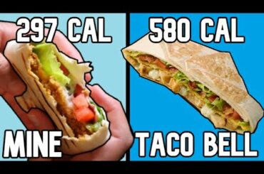 A Healthier Low Calorie Chicken Crunchwrap Supreme-INSPIRED Meal | Weight Watcher Green Plan Recipe