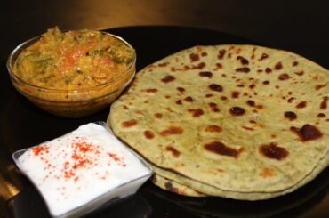 Avocado soft Roti | Dhaba Style Bhindi Masala | Avocado Flat Bread  | How to make Soft Avocado Roti